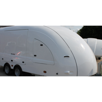 Woodford RL 5000 - Lukket trailer - 3.500 kg - Smal model - 2 aksler